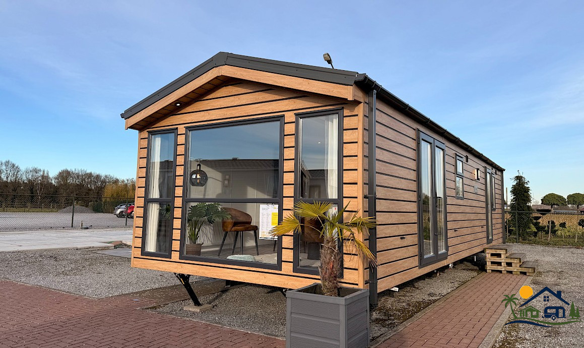 De Bergjes Serie Ocean 1100/2 – modern en licht chalet met 2 slaapka